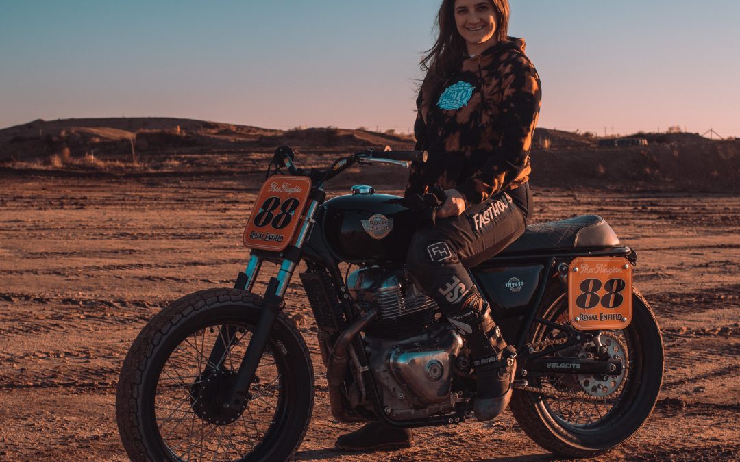 Lana MacNaughton of the Women’s Moto Exhibit