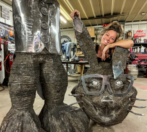 The Evolution of Welder and Metal Artist Extraordinaire Rae Ripple